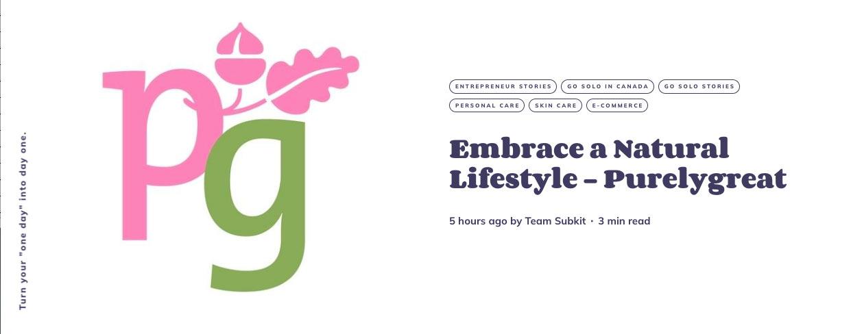 GOSOLO - Article about Purelygreat