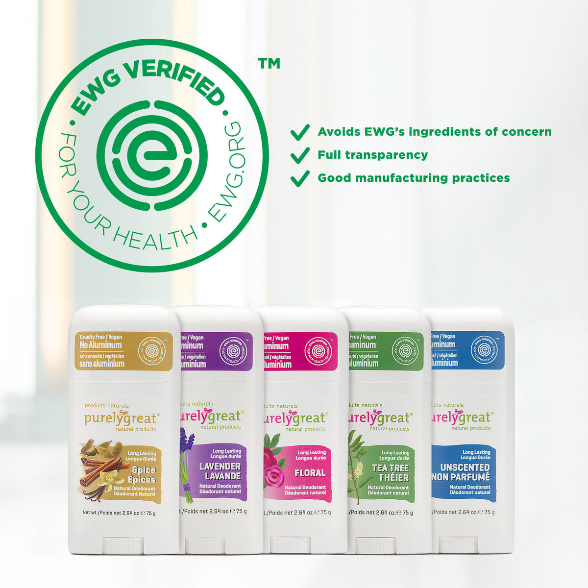 Unscented Stick Deodorant