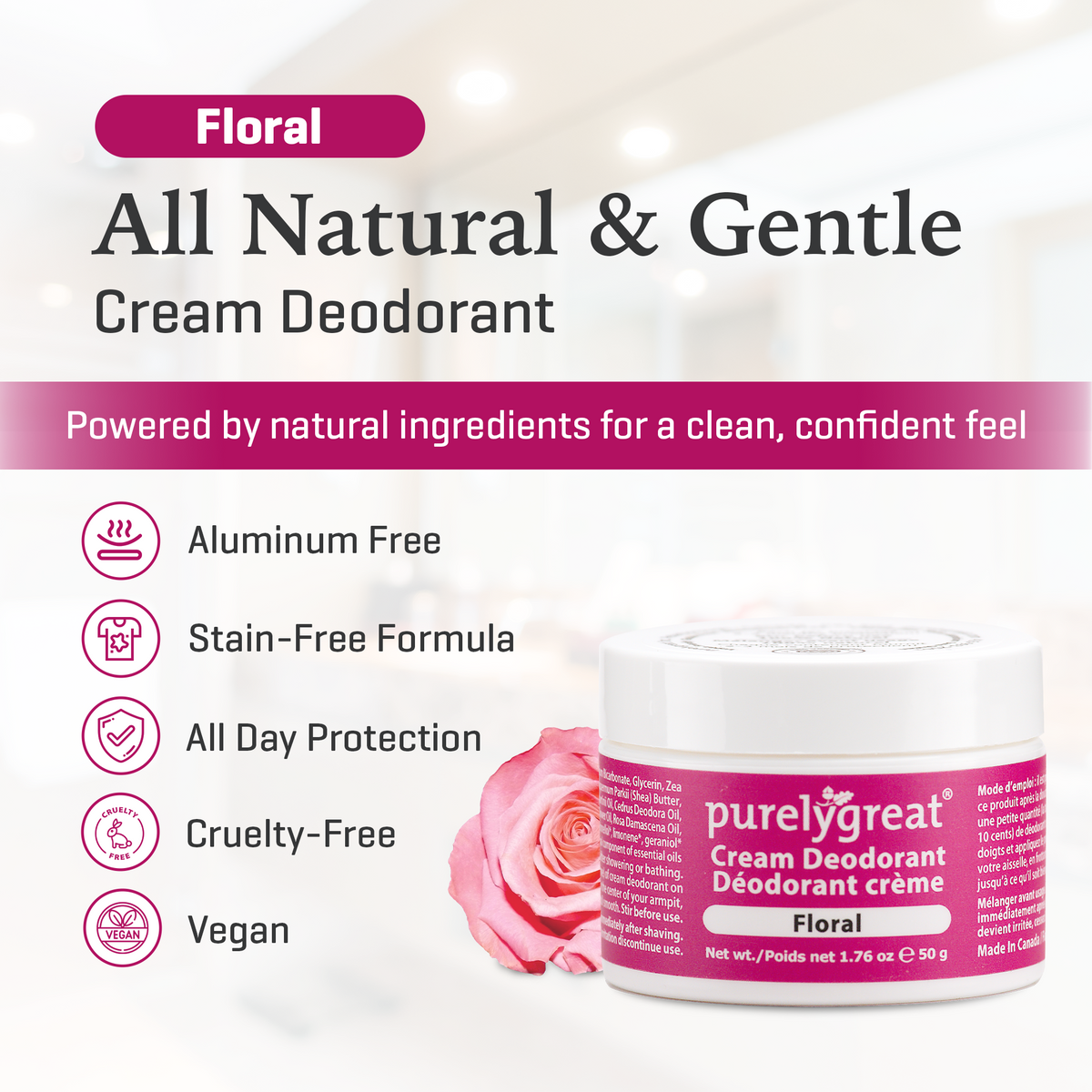 Floral Cream Deodorant
