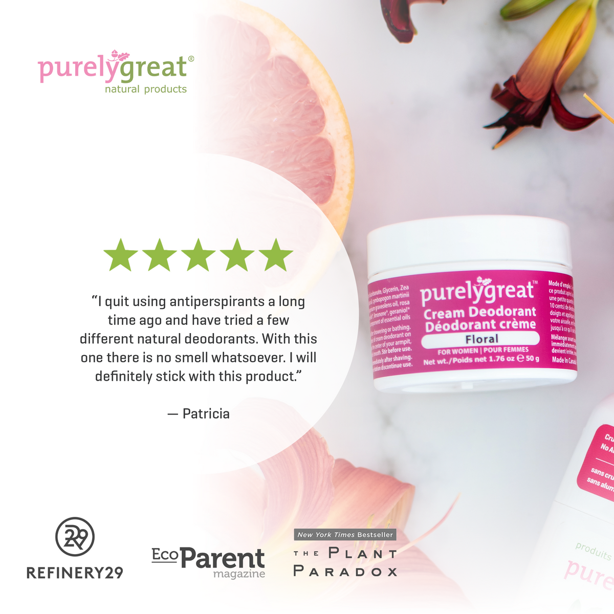Floral Cream Deodorant