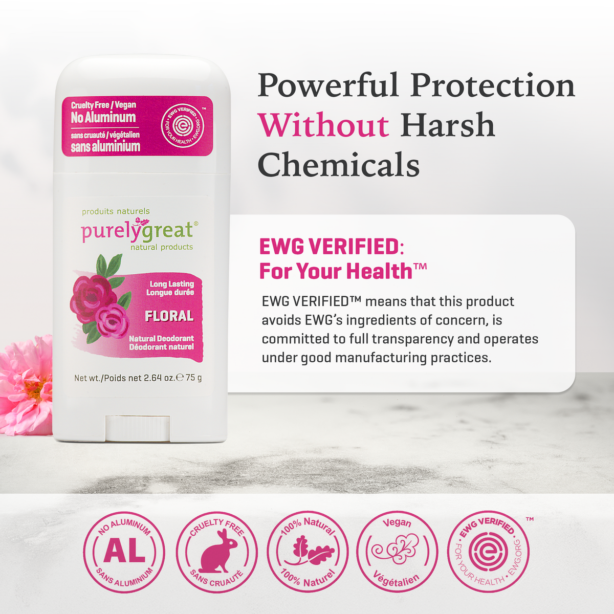 Floral Stick Deodorant