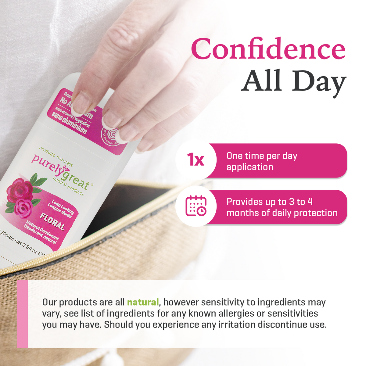Floral Stick Deodorant