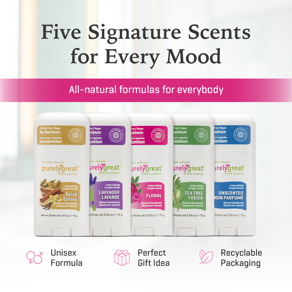 Floral Stick Deodorant