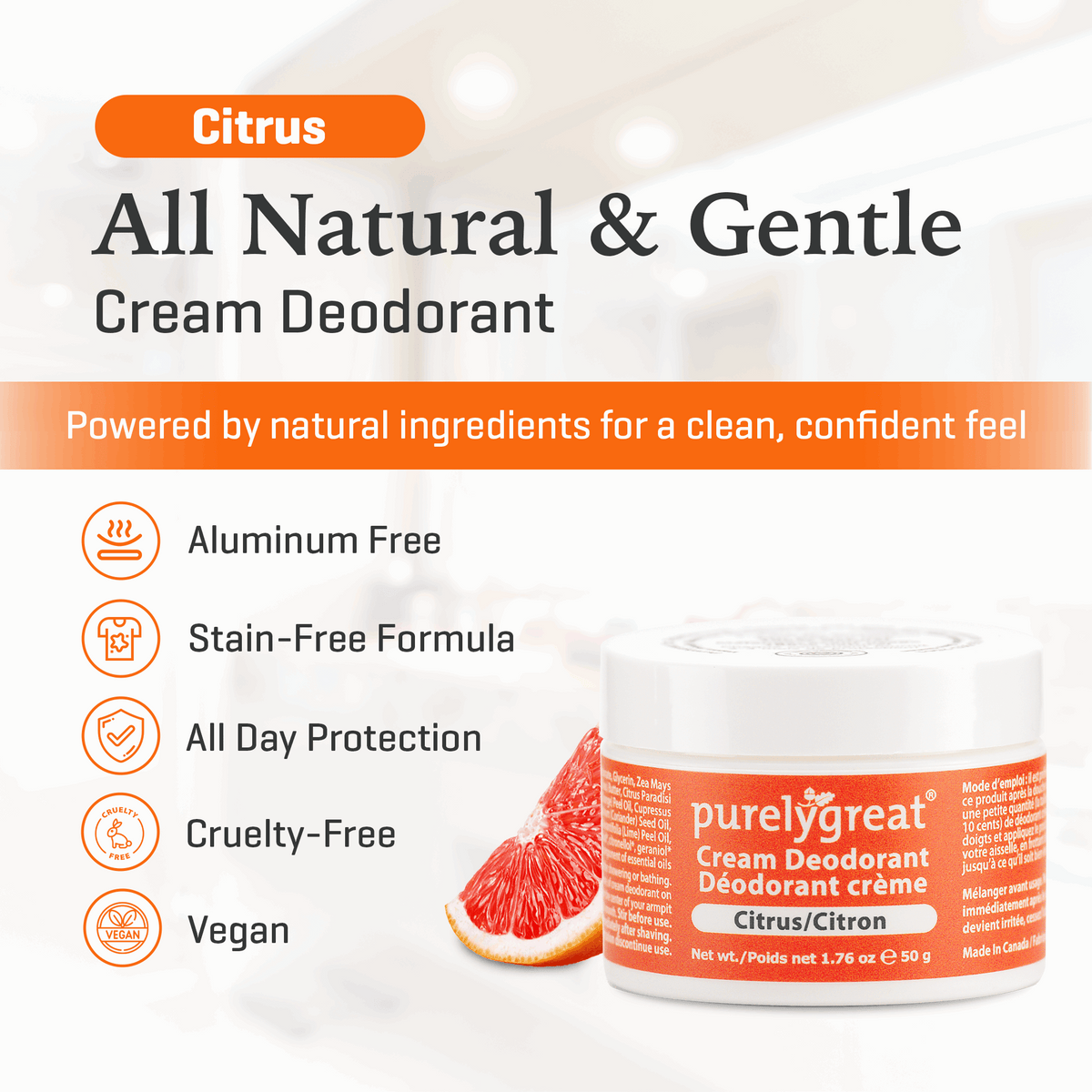 Citrus Cream Deodorant