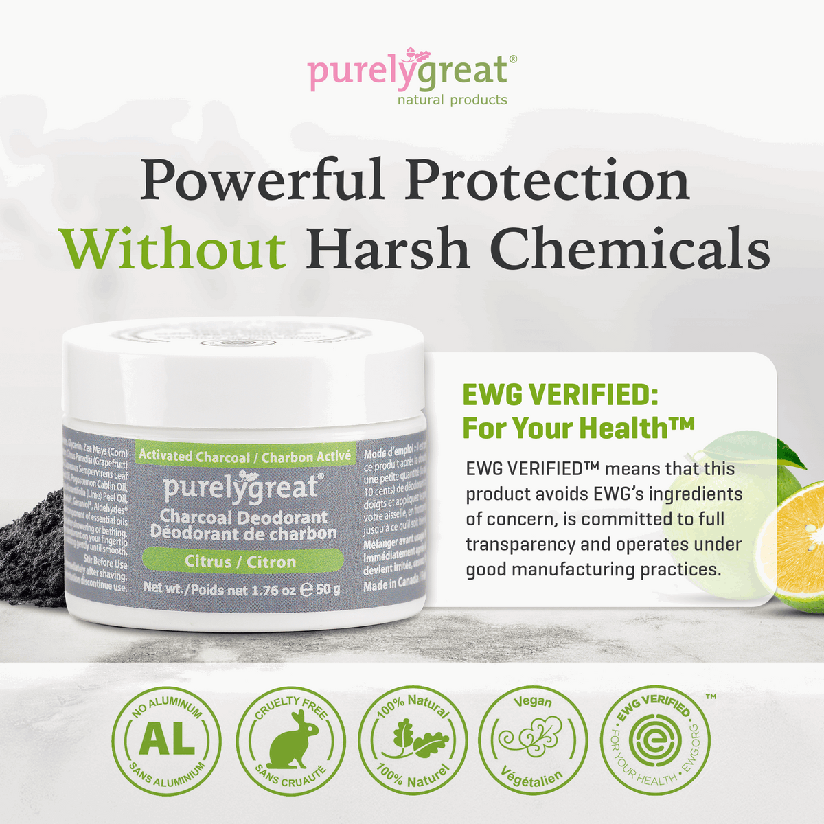 Citrus Charcoal Deodorant