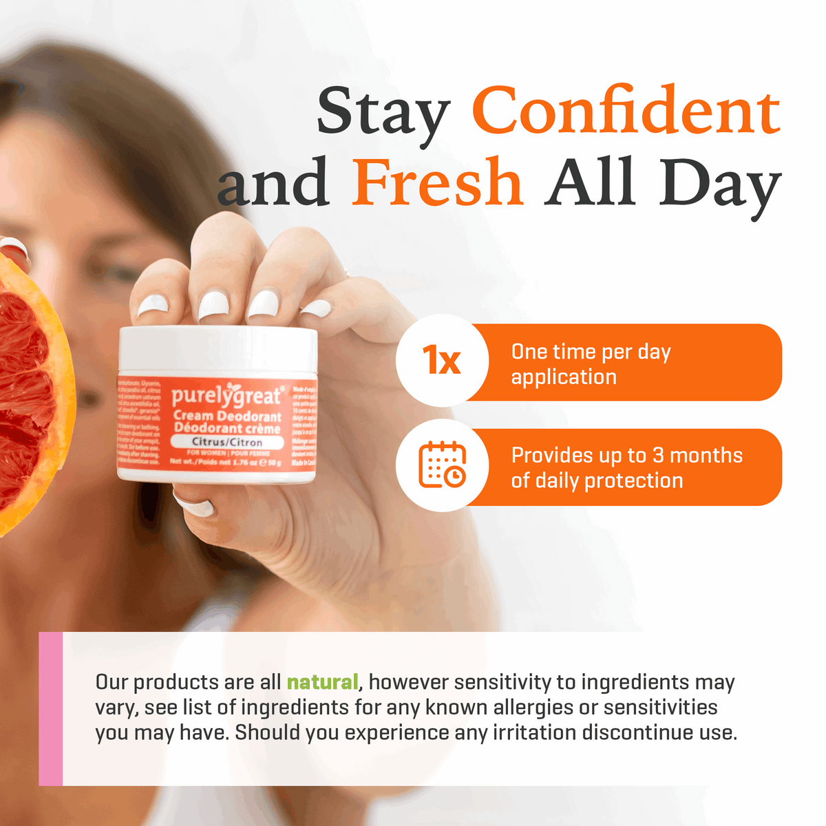 Citrus Cream Deodorant