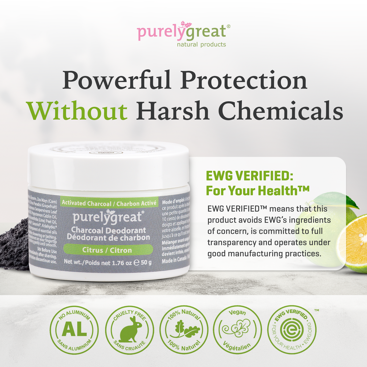 Citrus Charcoal Deodorant