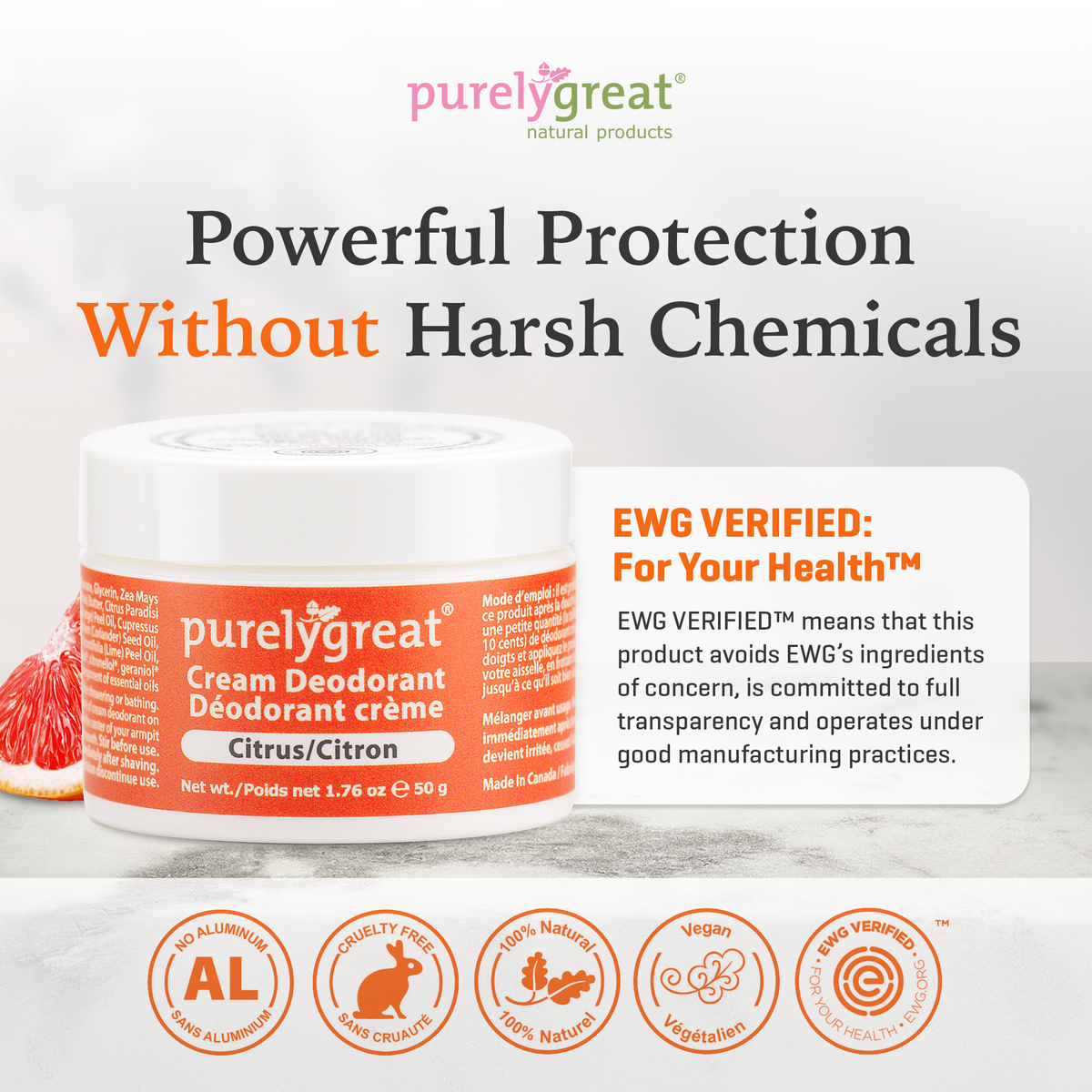Citrus Cream Deodorant