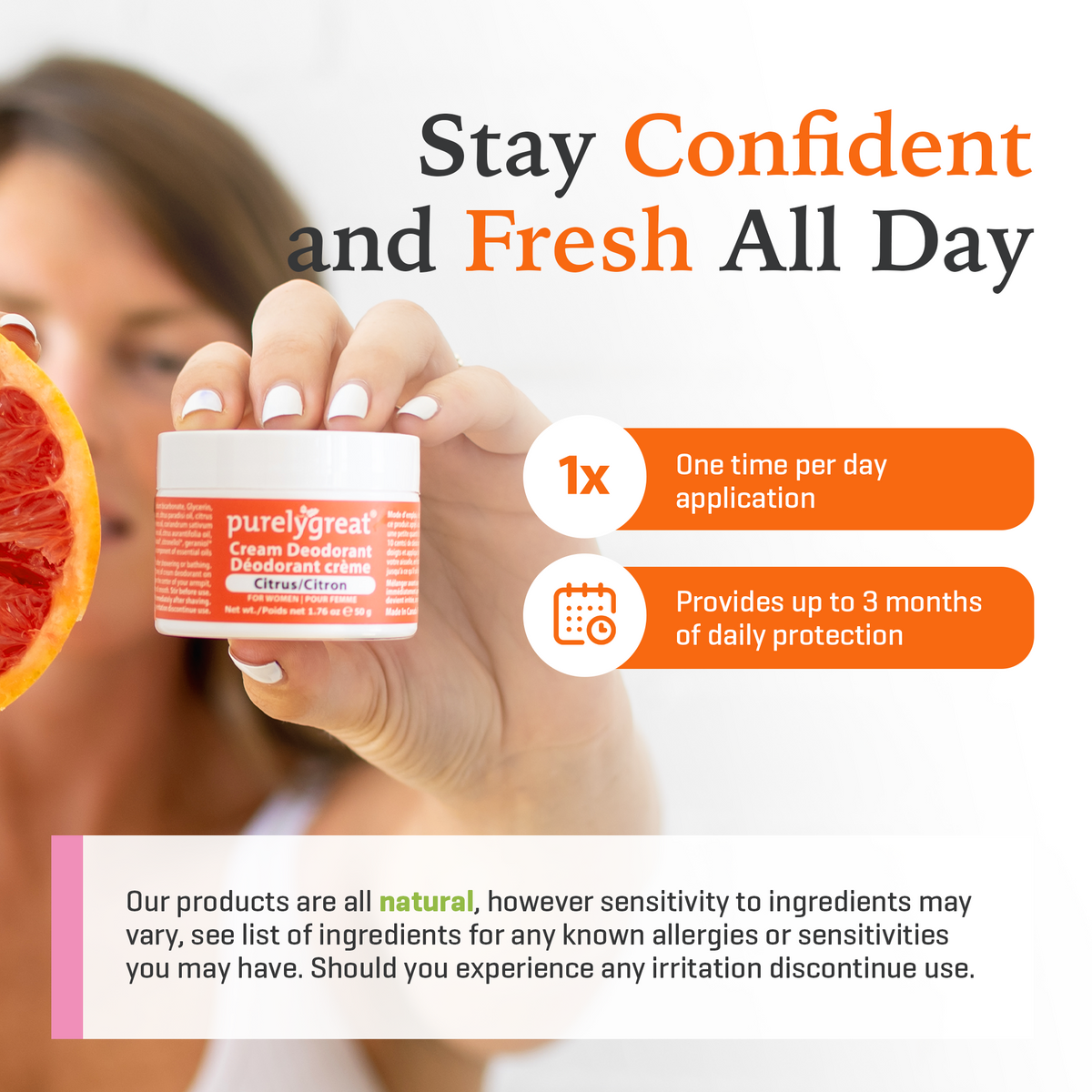 Citrus Cream Deodorant