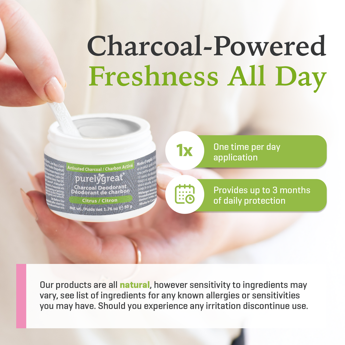 Citrus Charcoal Deodorant