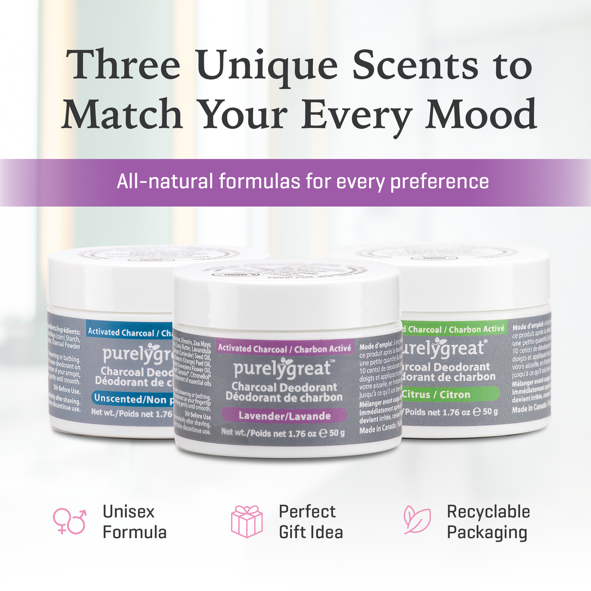 Lavender Charcoal Deodorant