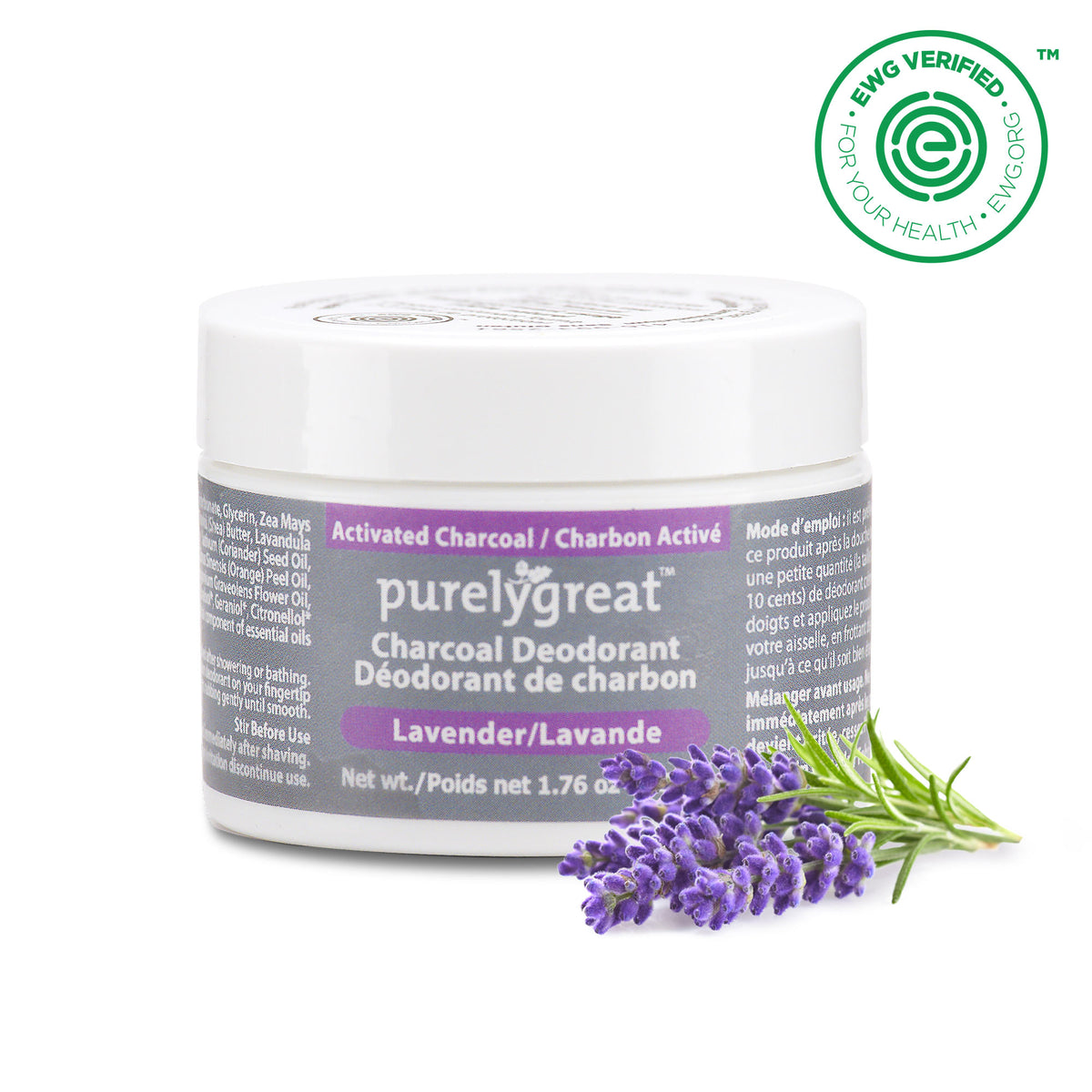 Lavender Charcoal Deodorant