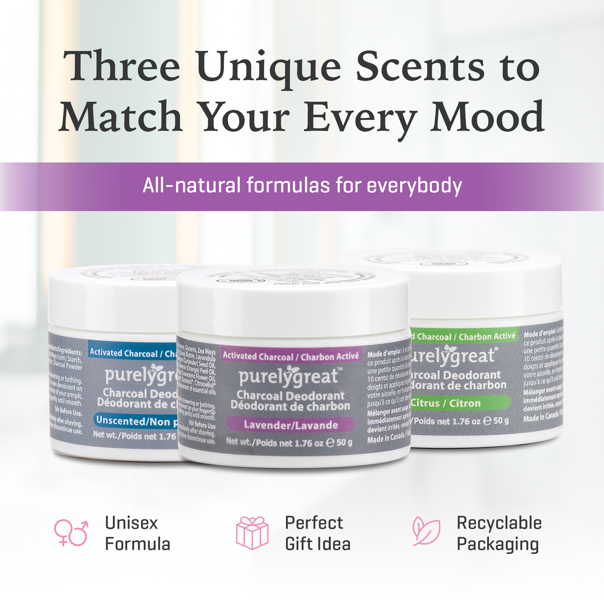 Lavender Charcoal Deodorant