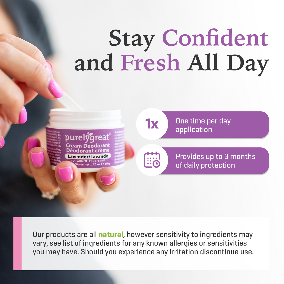 Lavender Cream Deodorant
