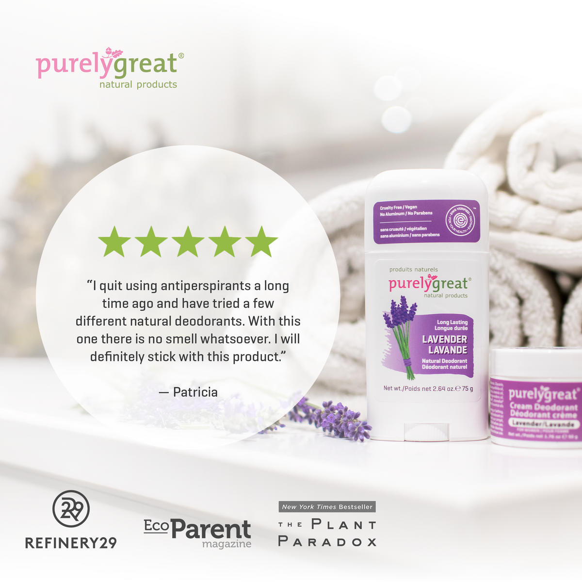 Lavender Cream Deodorant