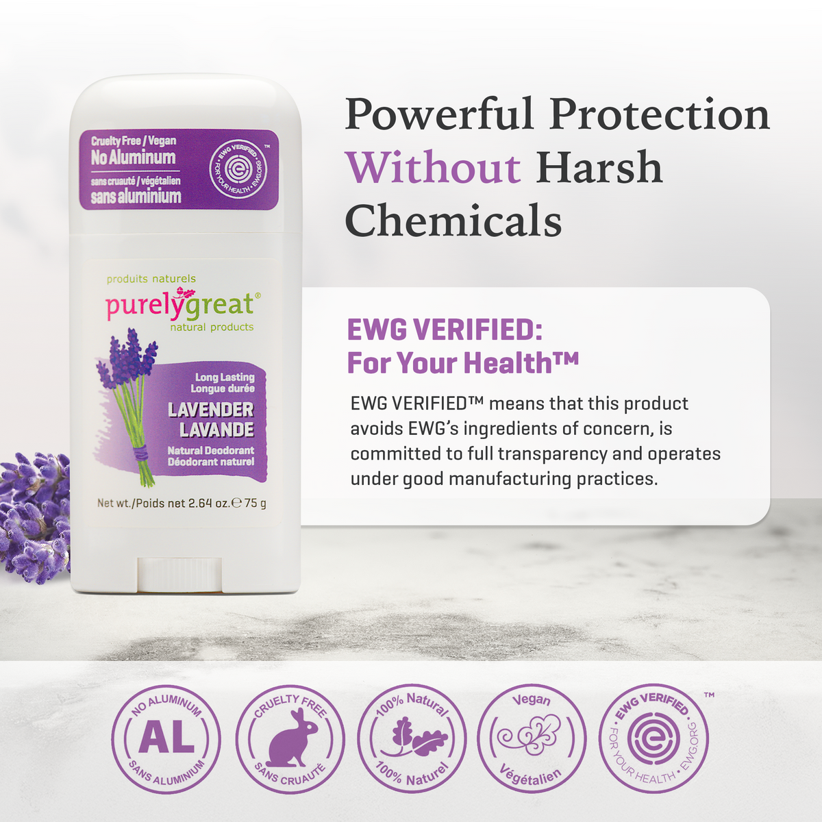 Lavender Stick Deodorant