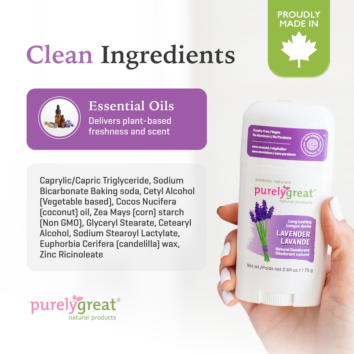 Lavender Stick Deodorant