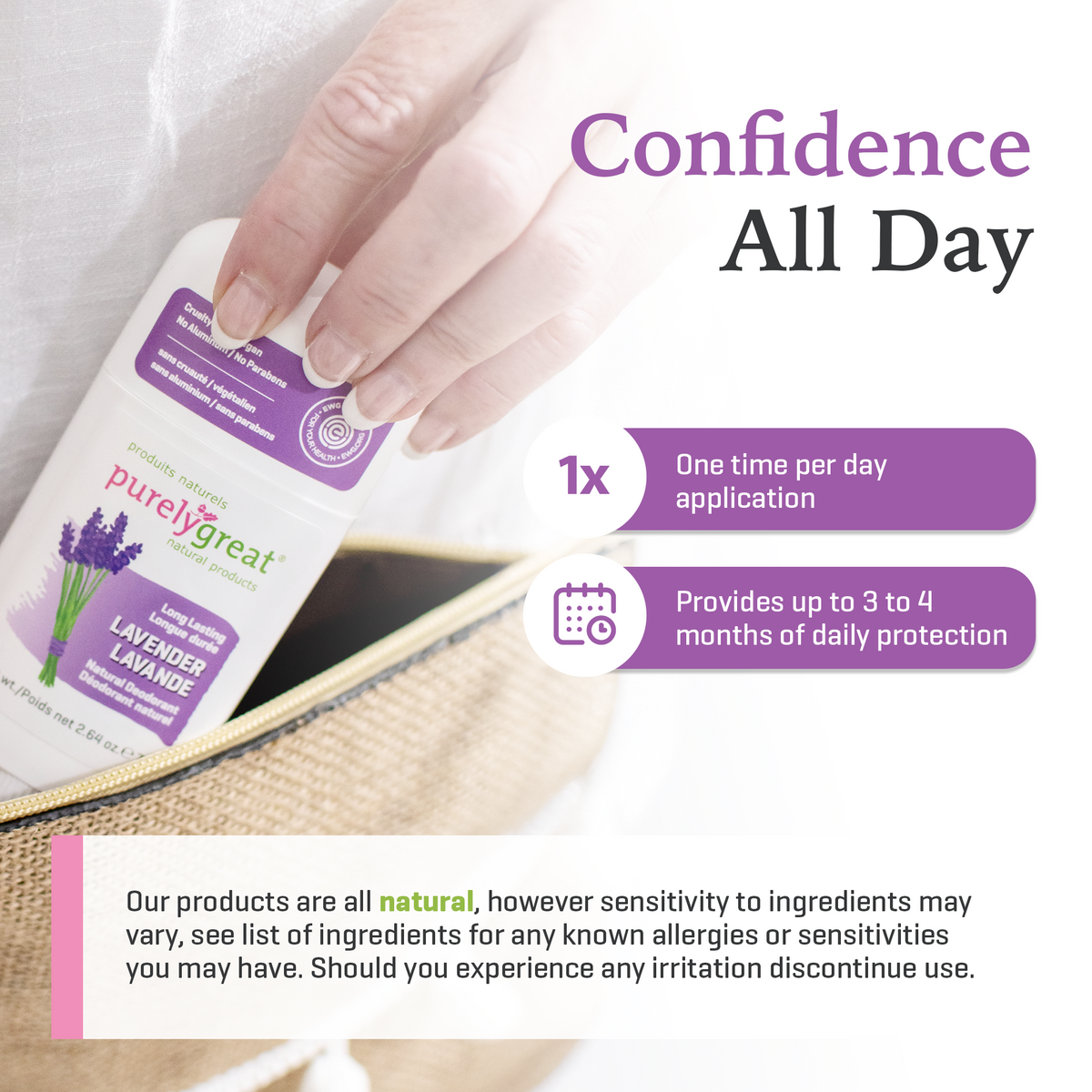 Lavender Stick Deodorant