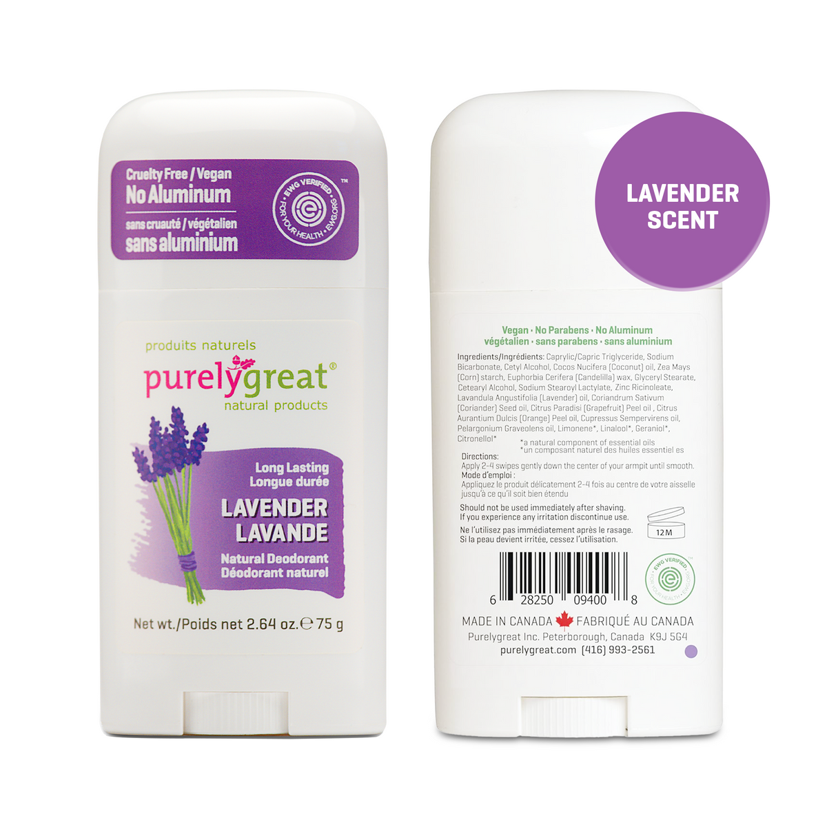 Lavender Stick Deodorant