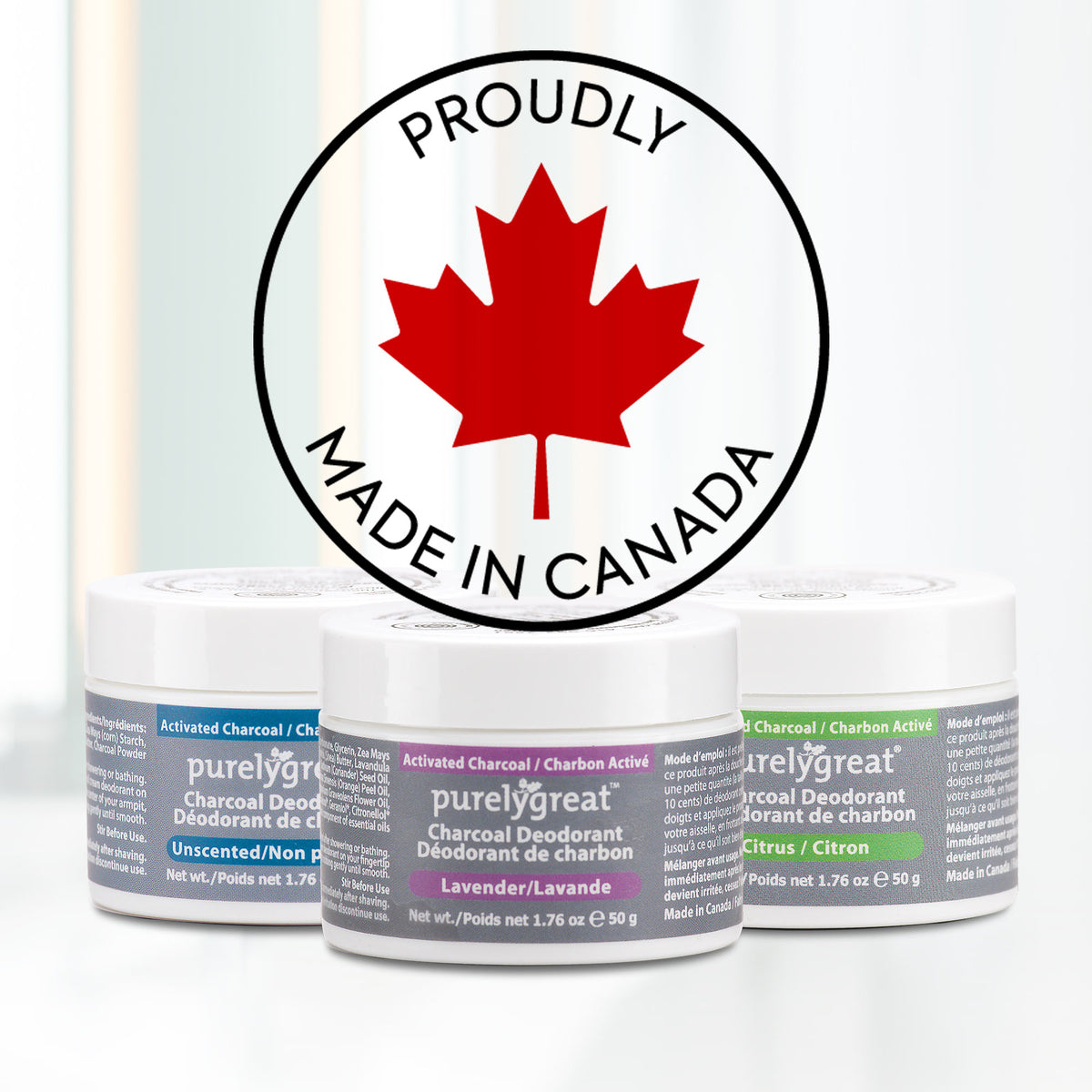 Unscented Charcoal Deodorant