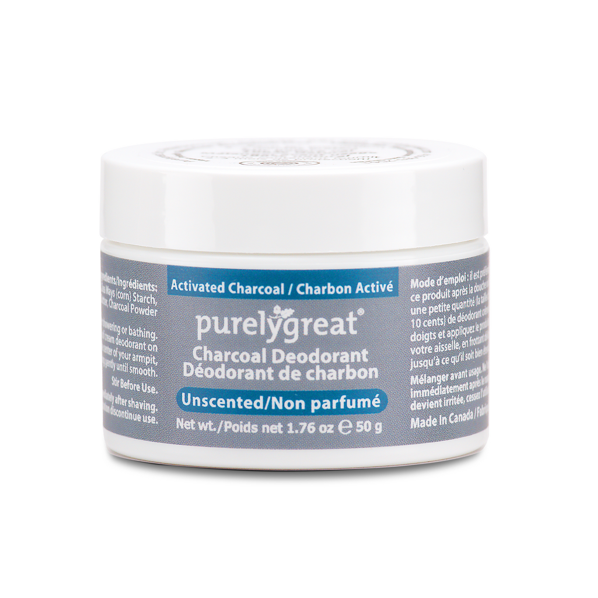Unscented Charcoal Deodorant