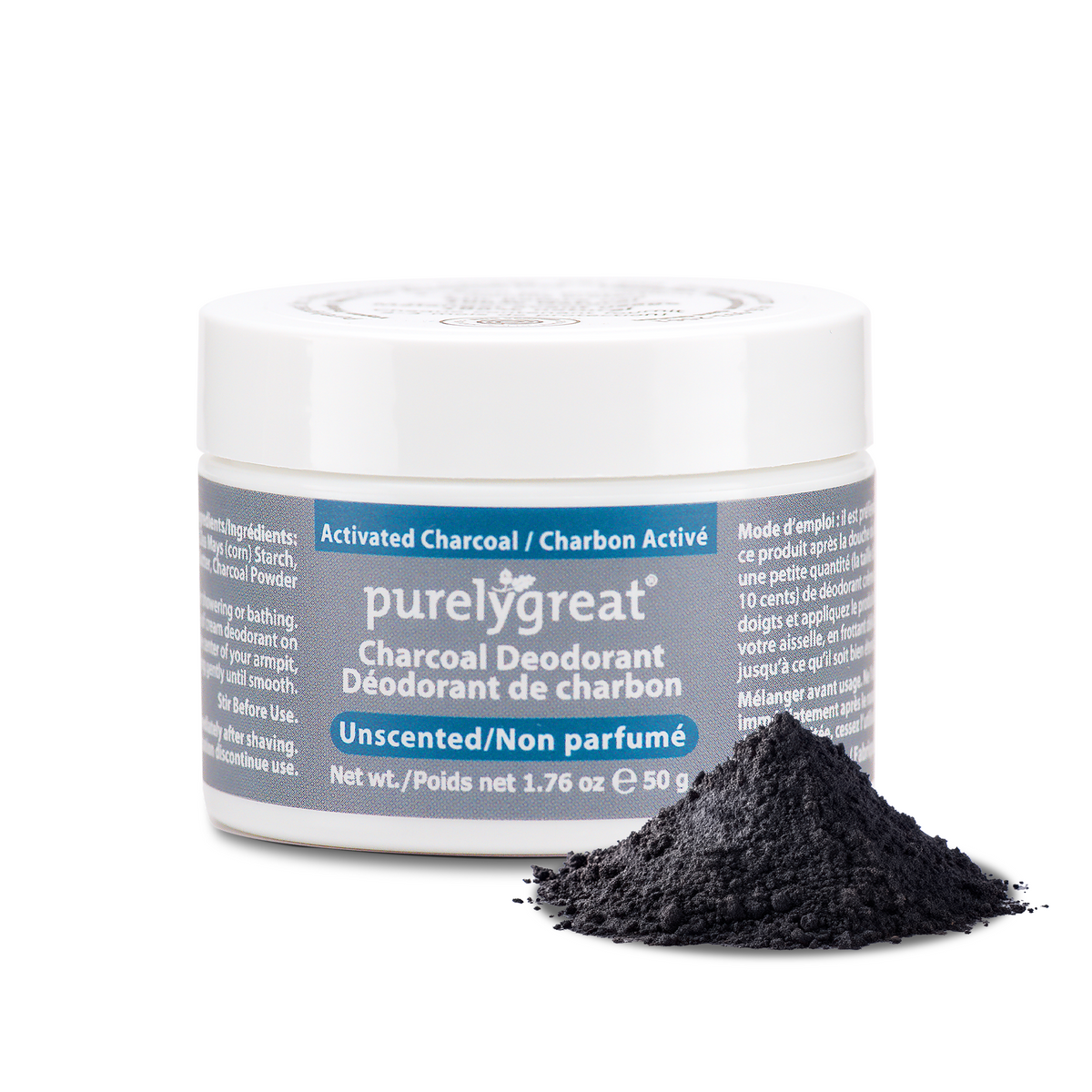 Unscented Charcoal Deodorant