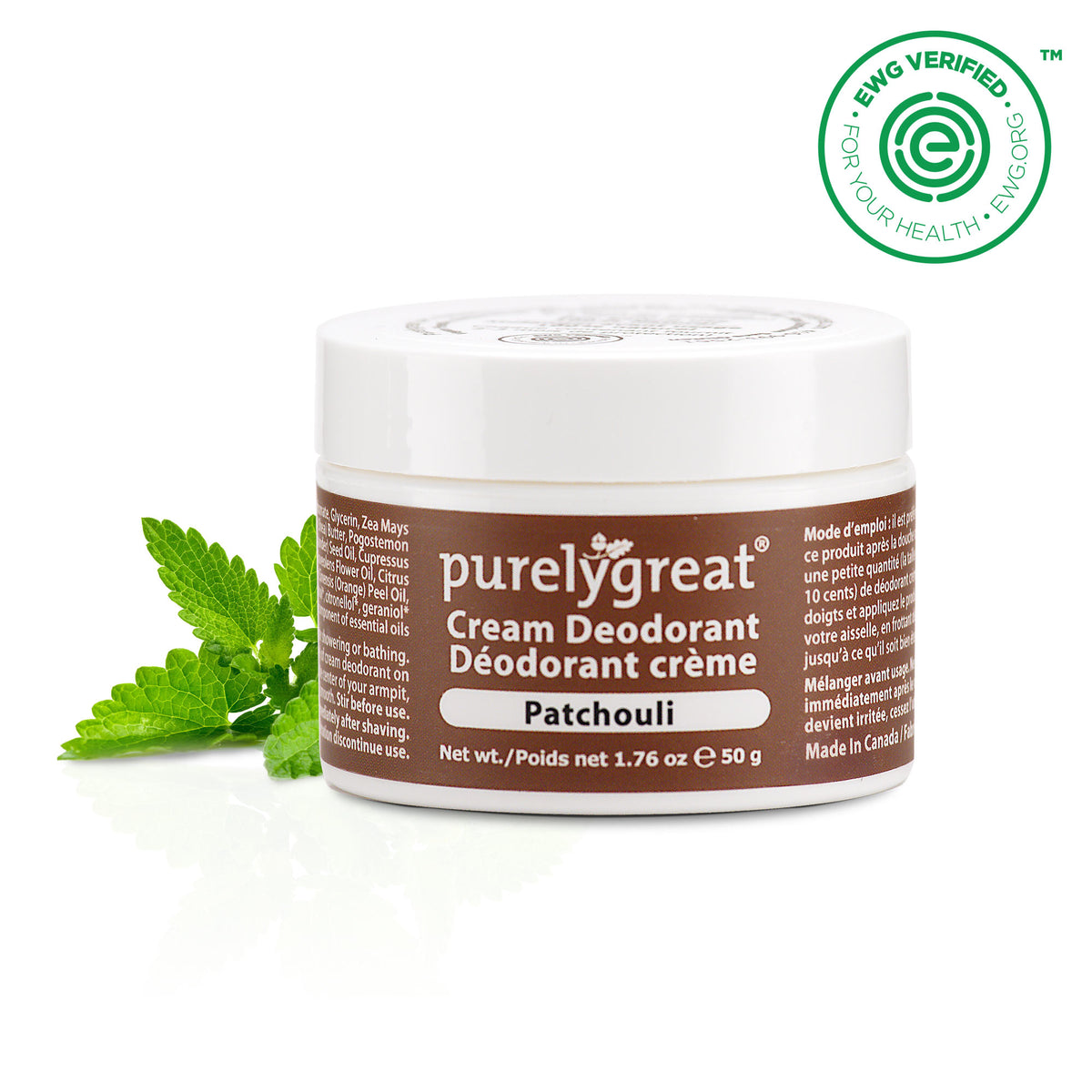 Patchouli Cream Deodorant