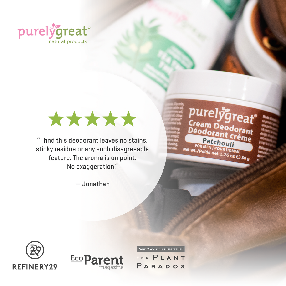 Patchouli Cream Deodorant