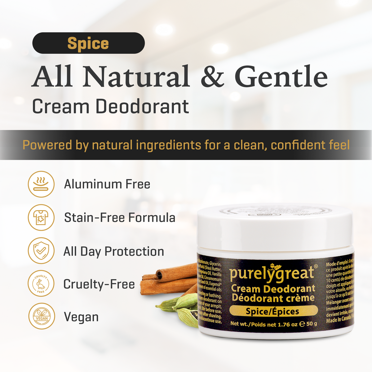 Spice Cream Deodorant