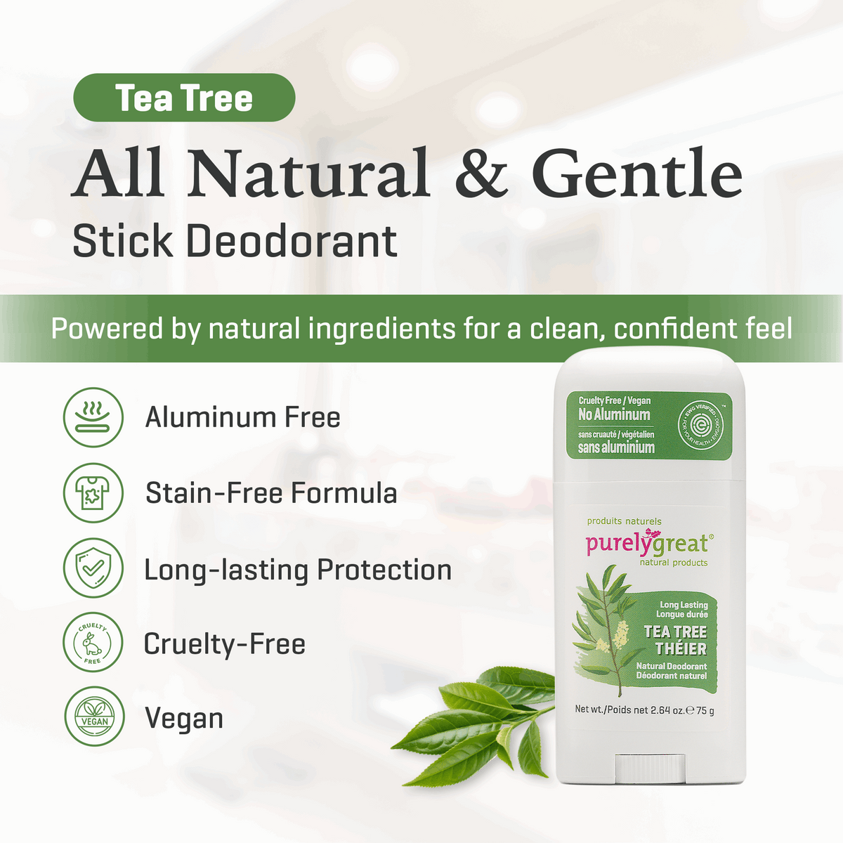 Tea Tree Stick Deodorant