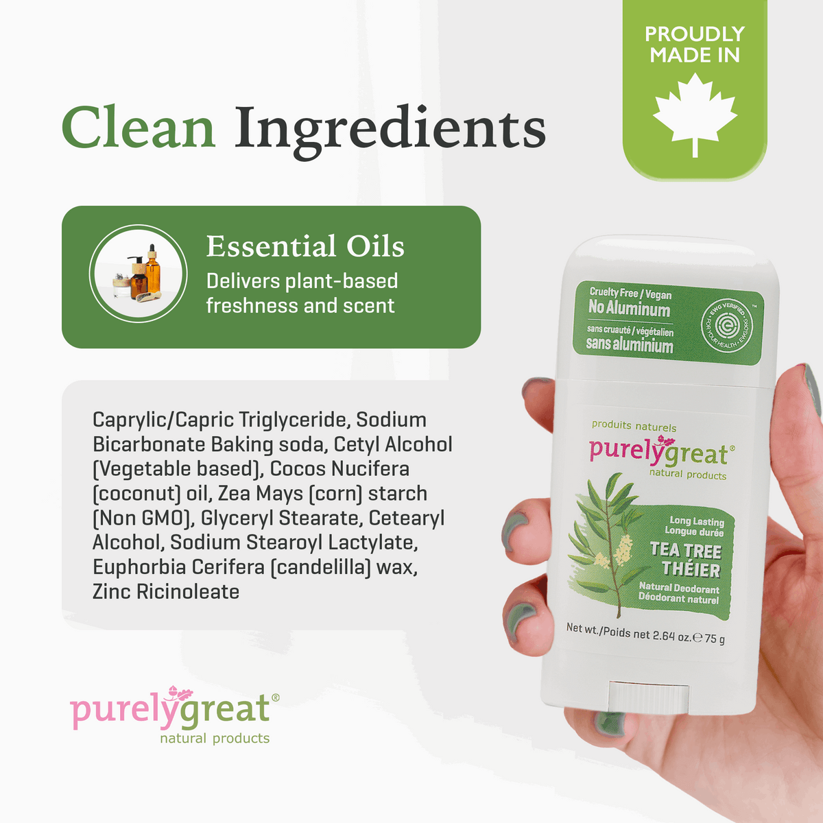 Tea Tree Stick Deodorant