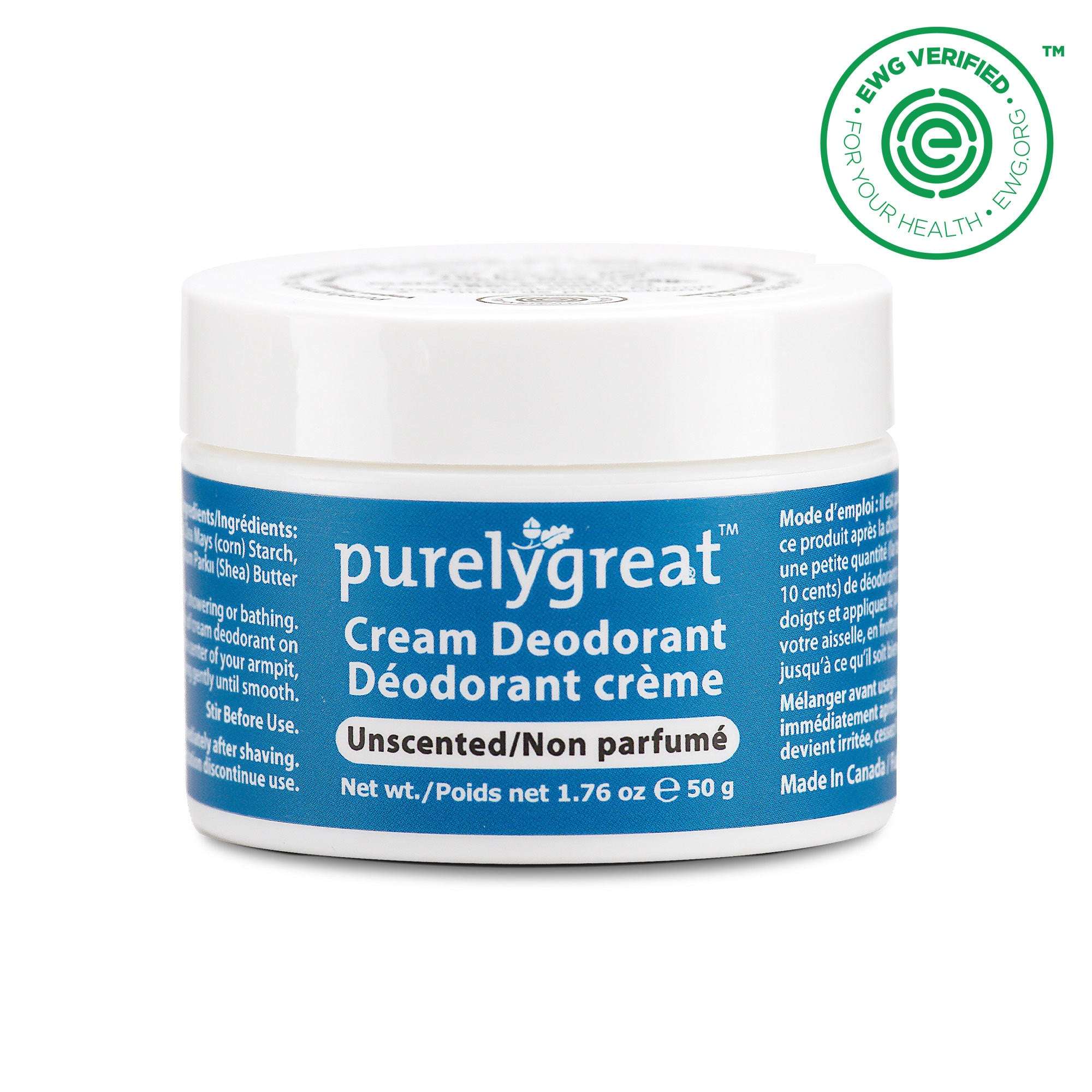 Unscented Deodorant | All Natural & Aluminum Free - Purelygreat