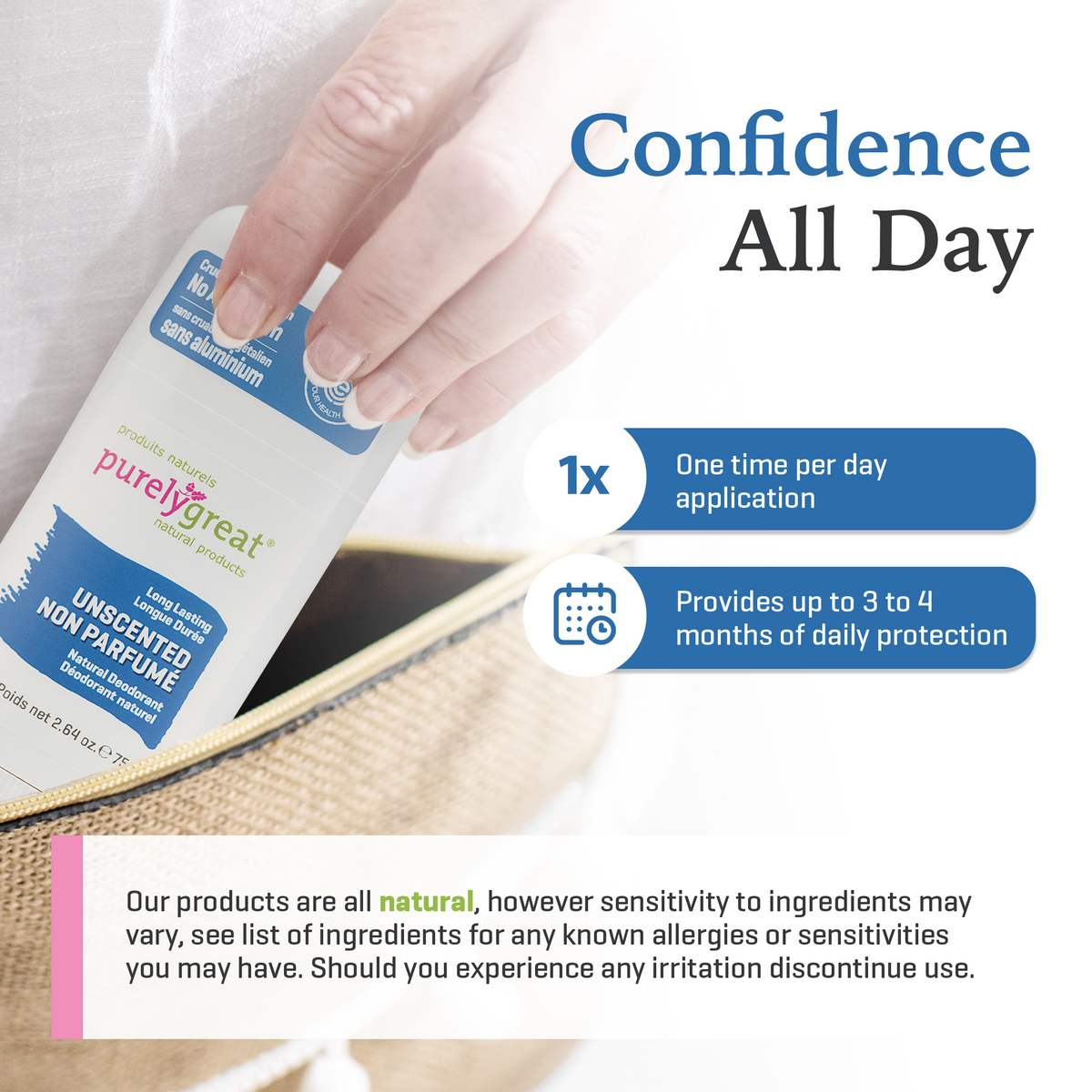 Unscented Stick Deodorant