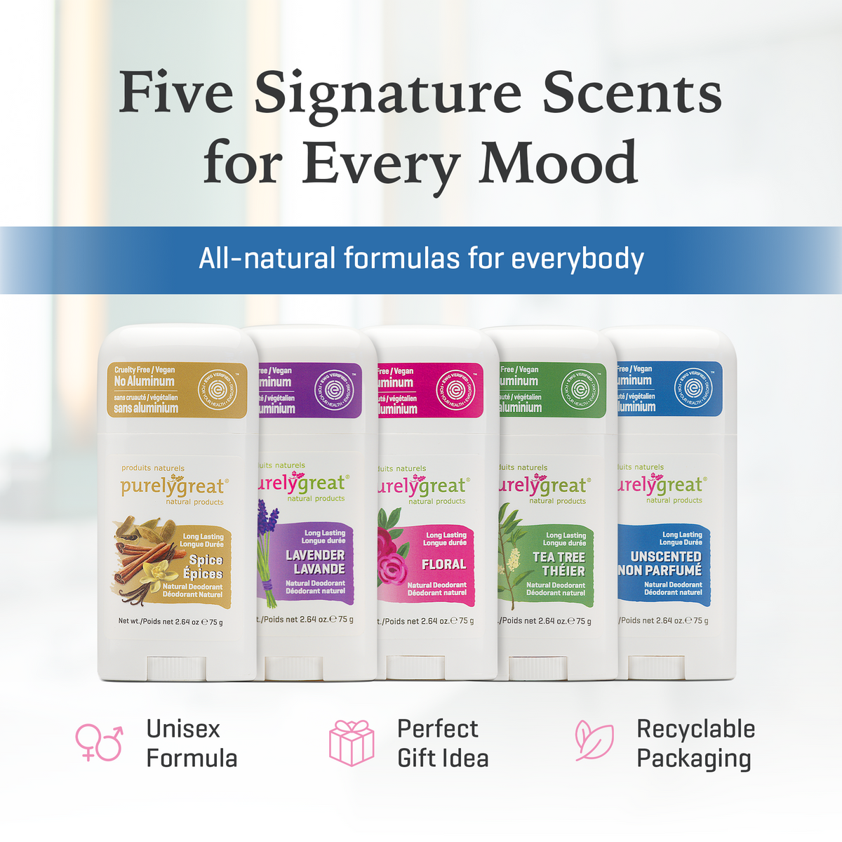 Unscented Stick Deodorant