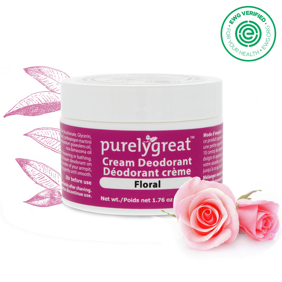 Floral Cream Deodorant