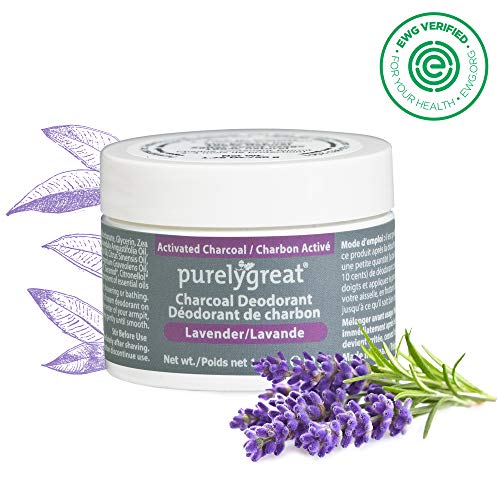 Lavender Charcoal Deodorant - Purelygreat Natural Deodorant